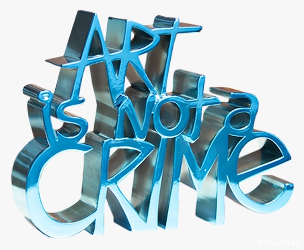 MR BRAINWASH - Art Is Not a Crime - Hard Candy - Blue